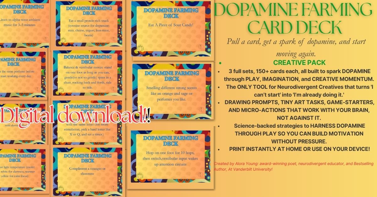 DOPAMINE FARMING CARD DECK: CREATIVE PACK (DIGITAL DOWNLOAD!!!)