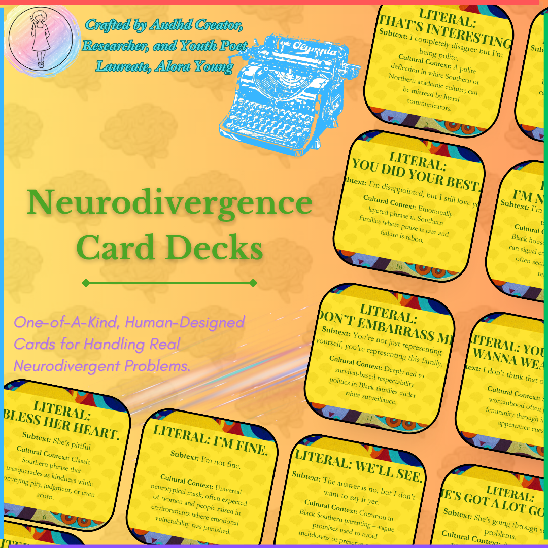 Subtext Theory Cards For Neurodivergent People