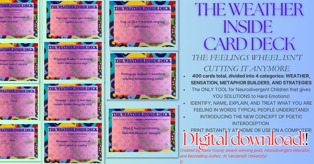 Weather Inside Poetic Interoception Cards(DIGITAL DOWNLOAD)