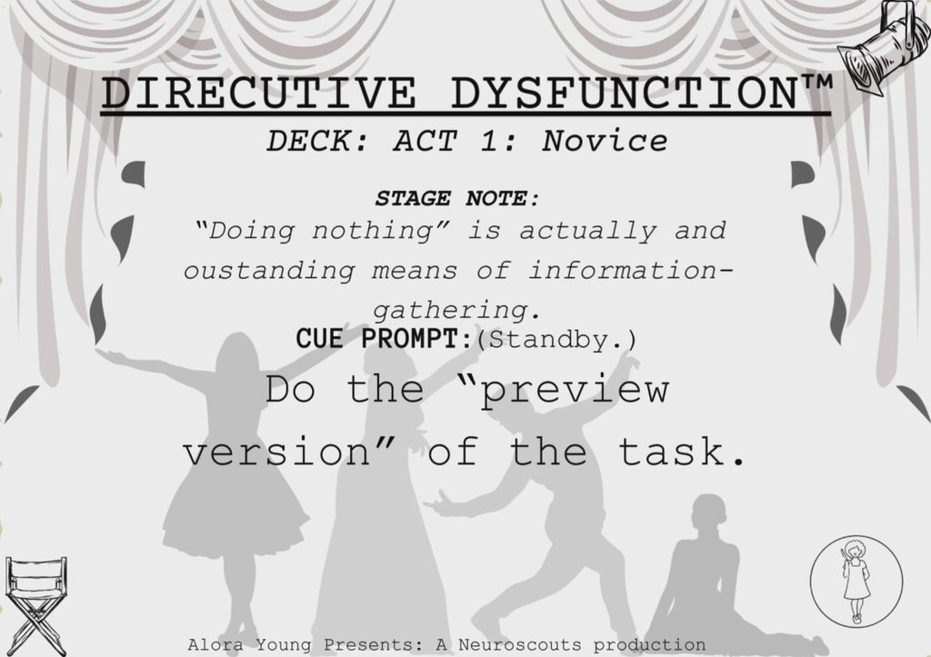 DIRECUTIVE DYSFUNCTION™ CARD DECK FOR EXECUTIVE DYSFUNCTION: ACT 4&5: ADVANCED